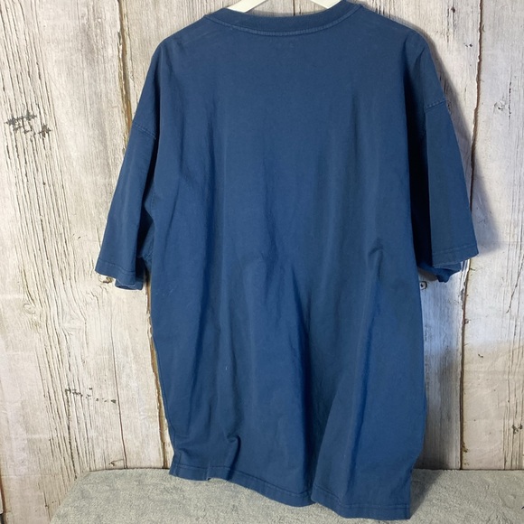 Carhartt Men's Original Fit Henley T-Shirt Athletic Casual Blue 2XL 347 - Picture 6 of 7